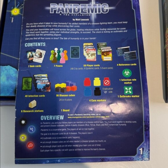 Pandemic Board Game - Picture 3 of 7